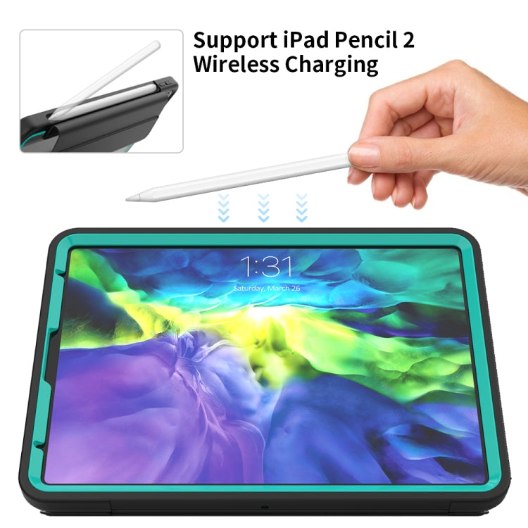 For iPad Pro 11 (2020) / (2018) Acrylic + TPU Horizontal Flip Smart Leather Tablet Case with Three-folding Holder & Pen Slot & Wake-up / Sleep Function