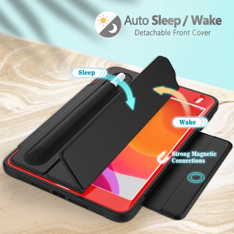 For iPad Mini 5 / 4 Acrylic + TPU Horizontal Flip Smart Leather Case with Three-folding Holder & Pen Slot & Wake-up / Sleep Function