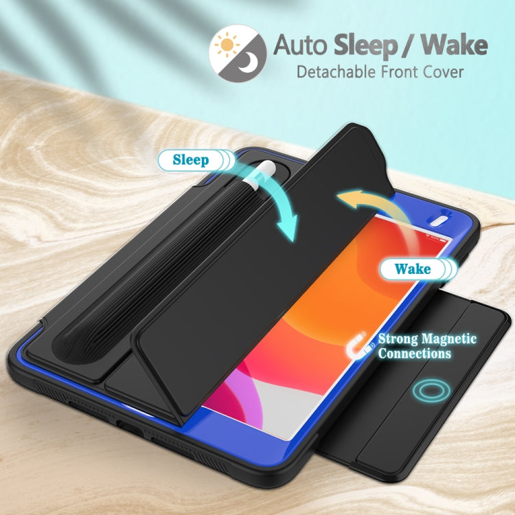 For iPad Mini 5 / 4 Acrylic + TPU Horizontal Flip Smart Leather Case with Three-folding Holder & Pen Slot & Wake-up / Sleep Function