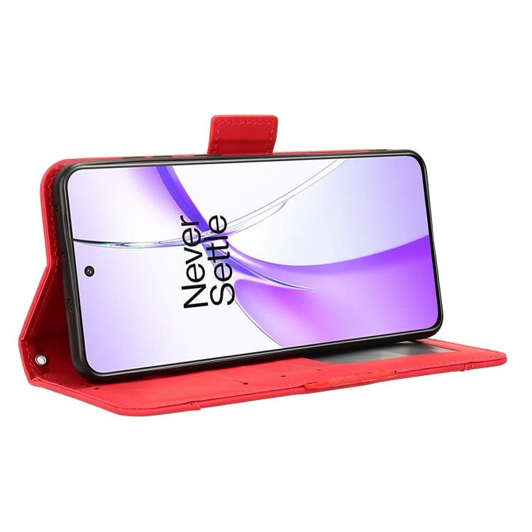 For OnePlus Nord CE4 5G Skin Feel Calf Texture Card Slots Leather Phone Case