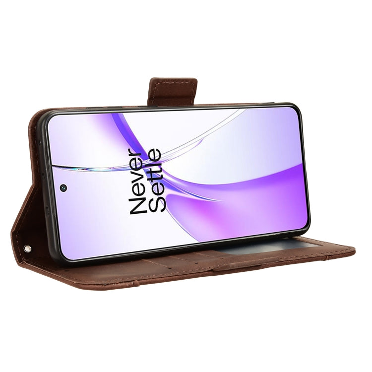 For OnePlus Nord CE4 5G Skin Feel Calf Texture Card Slots Leather Phone Case