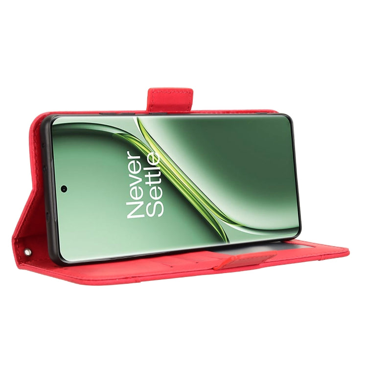 For OnePlus Ace 3 Pro Skin Feel Calf Texture Card Slots Leather Phone Case