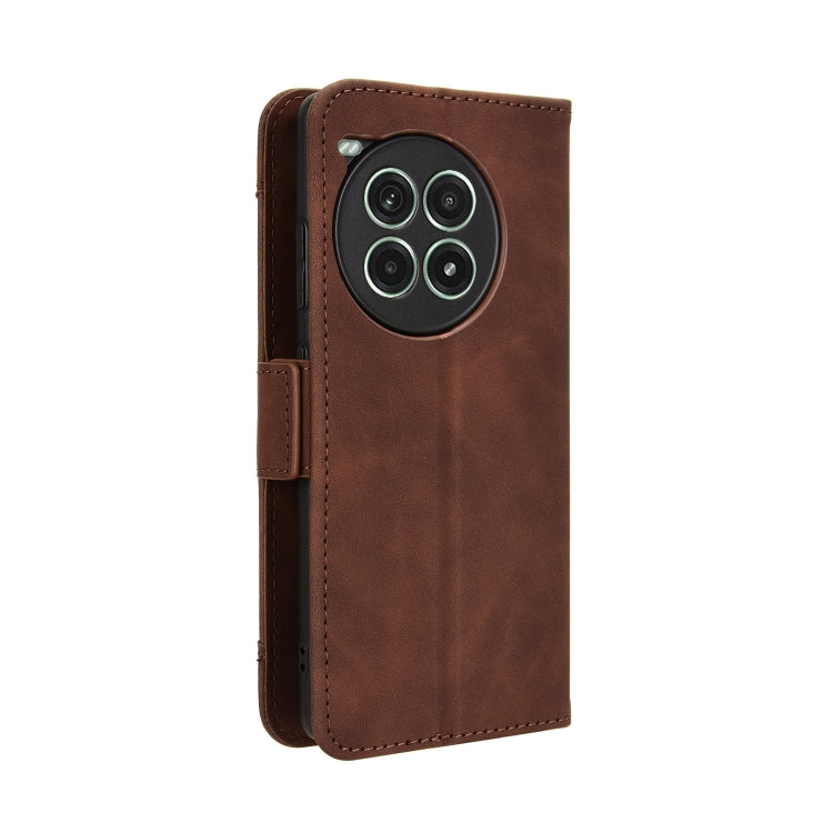 For OnePlus Ace 3 Pro Skin Feel Calf Texture Card Slots Leather Phone Case