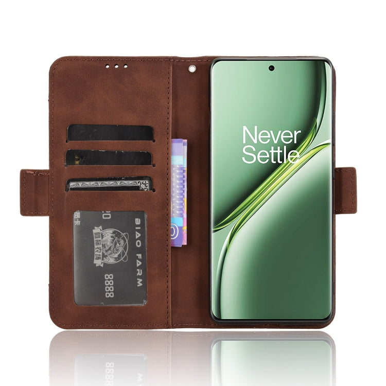 For OnePlus Ace 3 Pro Skin Feel Calf Texture Card Slots Leather Phone Case