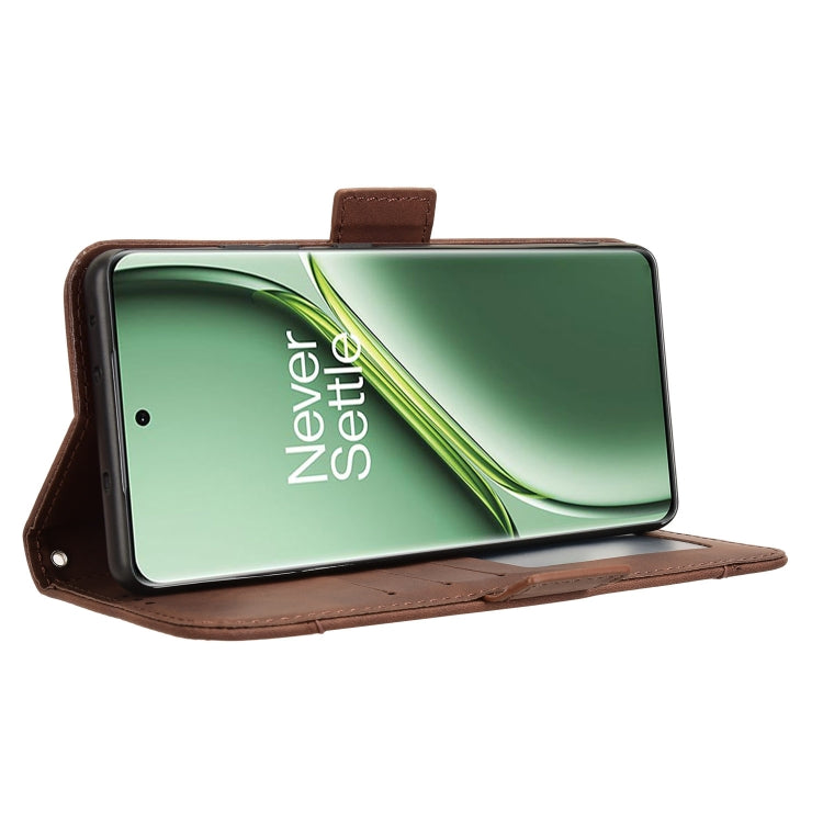 For OnePlus Ace 3 Pro Skin Feel Calf Texture Card Slots Leather Phone Case
