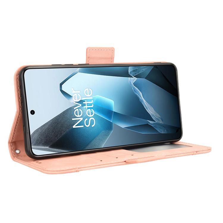 For OnePlus 13 5G Skin Feel Calf Texture Card Slots Leather Phone Case