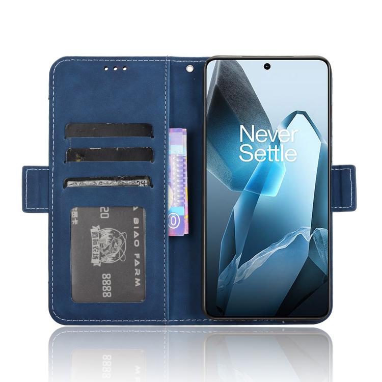 For OnePlus 13 5G Skin Feel Calf Texture Card Slots Leather Phone Case
