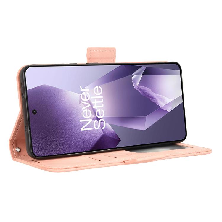 For OnePlus Ace 5 5G / 5 Pro 5G / 13R 5G Skin Feel Calf Texture Card Slots Leather Phone Case
