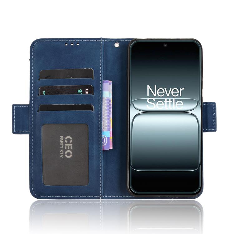 For OnePlus 13T Skin Feel Calf Texture Card Slots Leather Phone Case