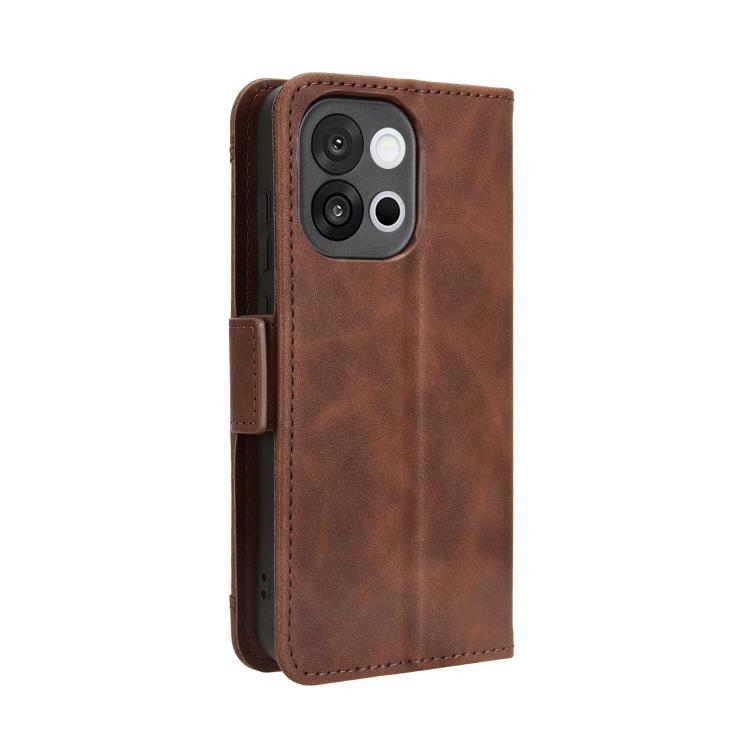 For OnePlus 13T Skin Feel Calf Texture Card Slots Leather Phone Case