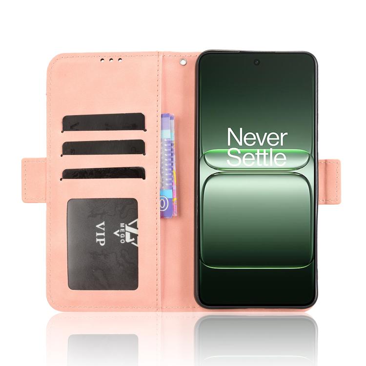 For OnePlus Nord CE5 / Ace 5 Racing 5G Skin Feel Calf Texture Card Slots Leather Phone Case