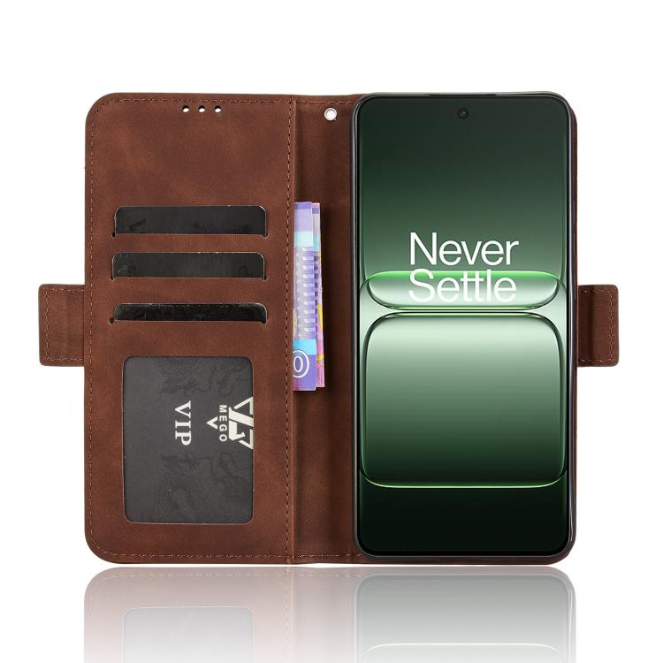 For OnePlus Nord CE5 / Ace 5 Racing 5G Skin Feel Calf Texture Card Slots Leather Phone Case