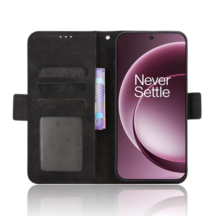 For OnePlus 15 Skin Feel Calf Texture Card Slots Leather Phone Case