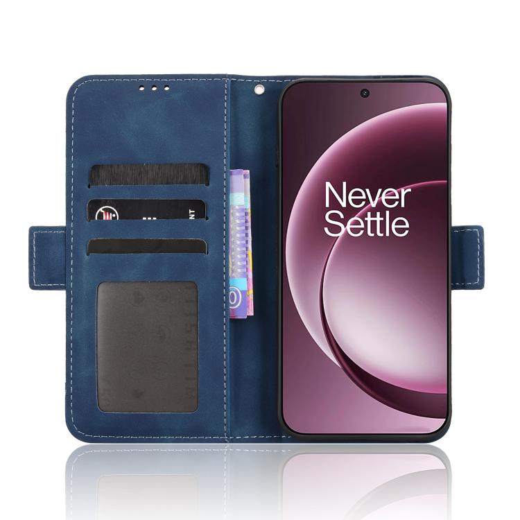 For OnePlus 15 Skin Feel Calf Texture Card Slots Leather Phone Case