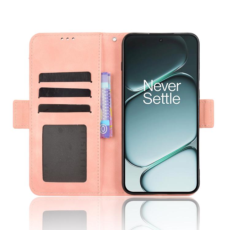 For OnePlus Ace 6 / Ace 6T / 15R Skin Feel Calf Texture Card Slots Leather Phone Case
