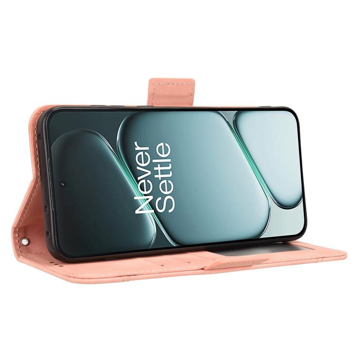For OnePlus Ace 6 / Ace 6T / 15R Skin Feel Calf Texture Card Slots Leather Phone Case