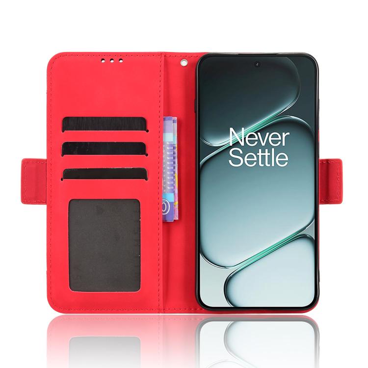 For OnePlus Ace 6 / Ace 6T / 15R Skin Feel Calf Texture Card Slots Leather Phone Case