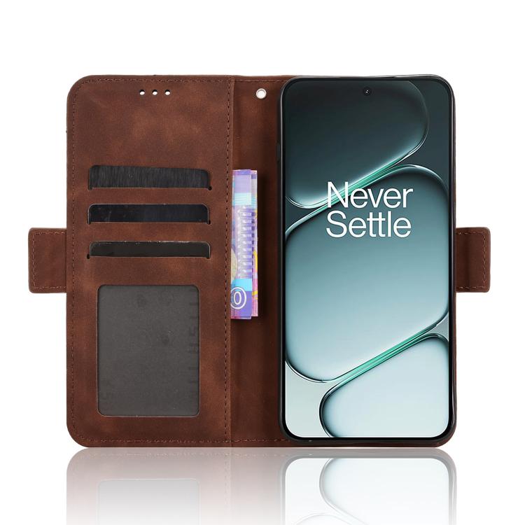For OnePlus Ace 6 / Ace 6T / 15R Skin Feel Calf Texture Card Slots Leather Phone Case