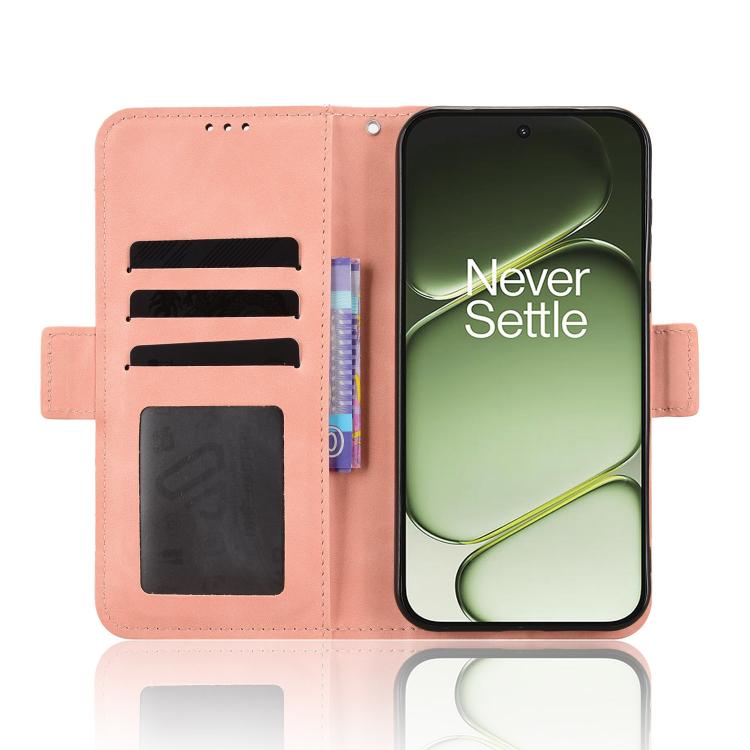 For OnePlus Nord 6 5G / Turbo 6 Skin Feel Calf Texture Card Slots Leather Phone Case