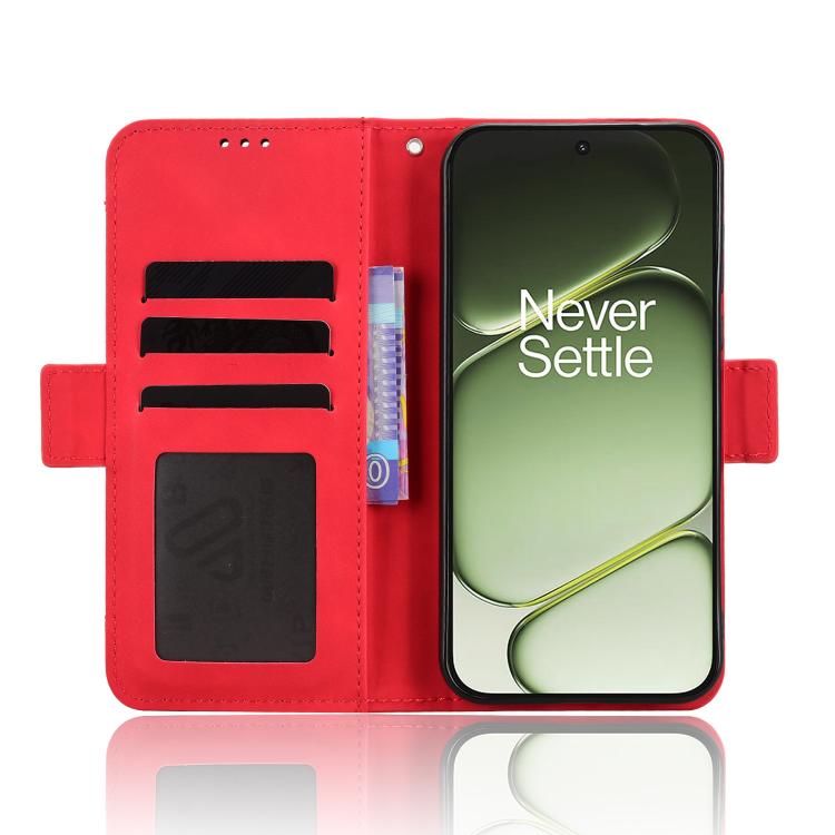 For OnePlus Nord 6 5G / Turbo 6 Skin Feel Calf Texture Card Slots Leather Phone Case