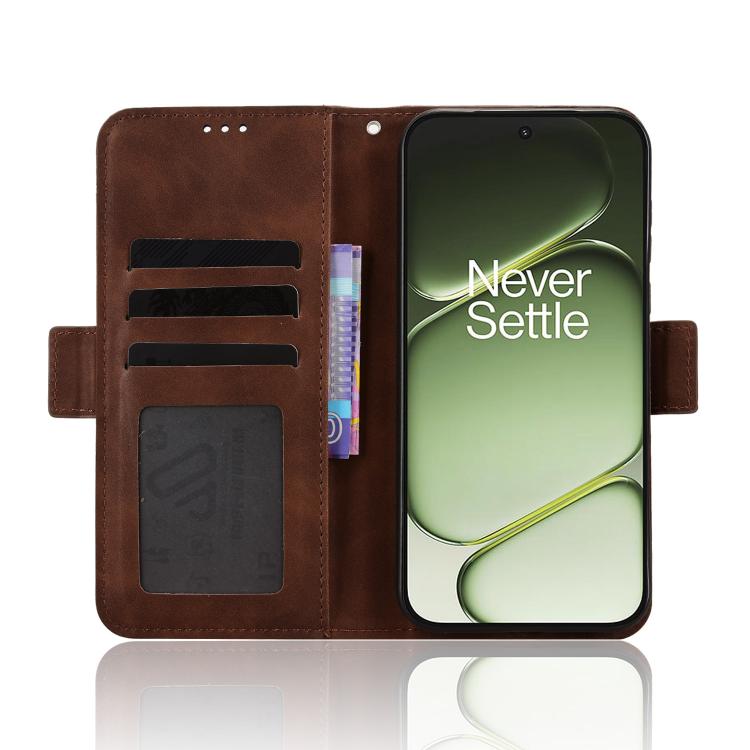 For OnePlus Nord 6 5G / Turbo 6 Skin Feel Calf Texture Card Slots Leather Phone Case
