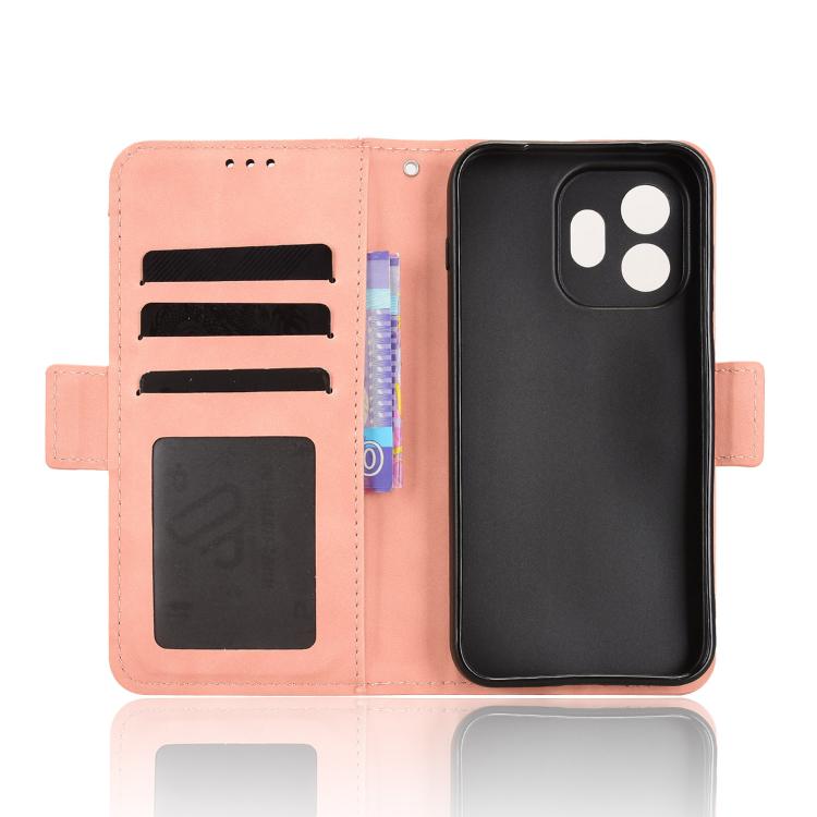 For OnePlus 15T Skin Feel Calf Texture Card Slots Leather Phone Case