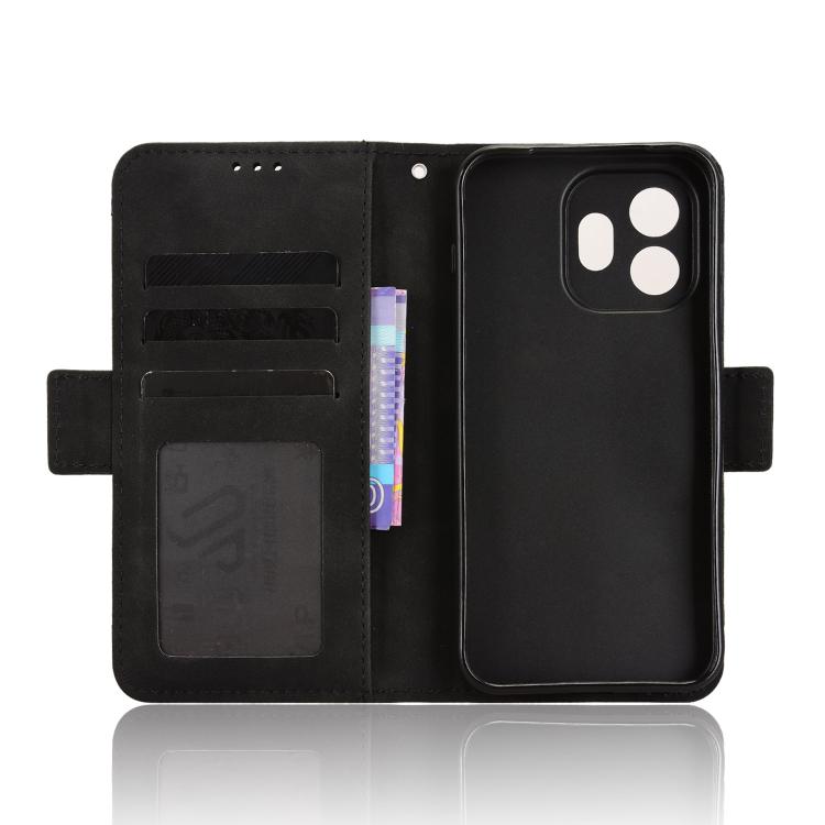 For OnePlus 15T Skin Feel Calf Texture Card Slots Leather Phone Case