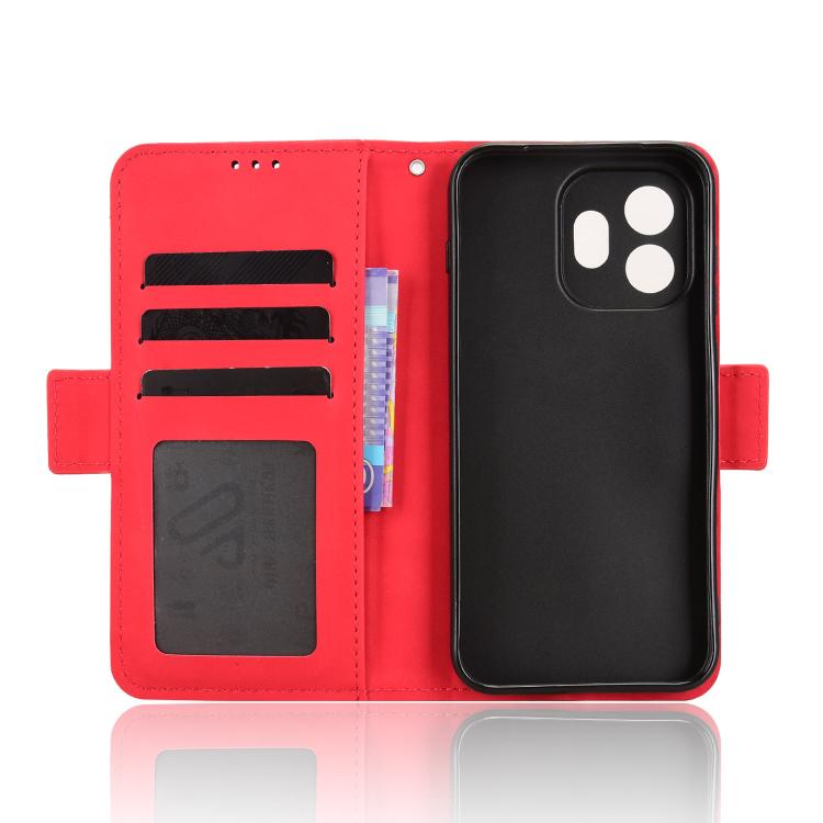 For OnePlus 15T Skin Feel Calf Texture Card Slots Leather Phone Case