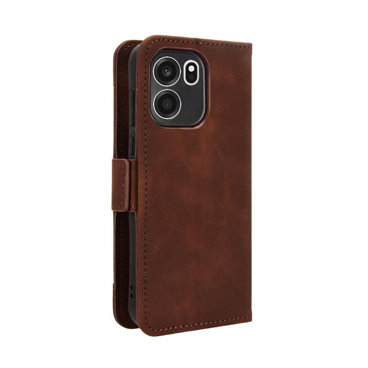 For OnePlus Turbo 6V 5G Skin Feel Calf Texture Card Slots Leather Phone Case