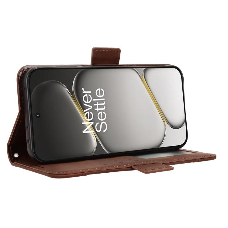 For OnePlus Turbo 6V 5G Skin Feel Calf Texture Card Slots Leather Phone Case