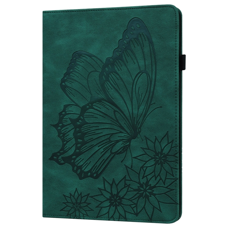 For iPad Pro 11 2025 / 2024 Big Butterfly Embossed Leather Tablet Case