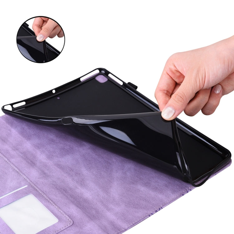 For iPad Pro 11 2025 / 2024 Big Butterfly Embossed Leather Tablet Case