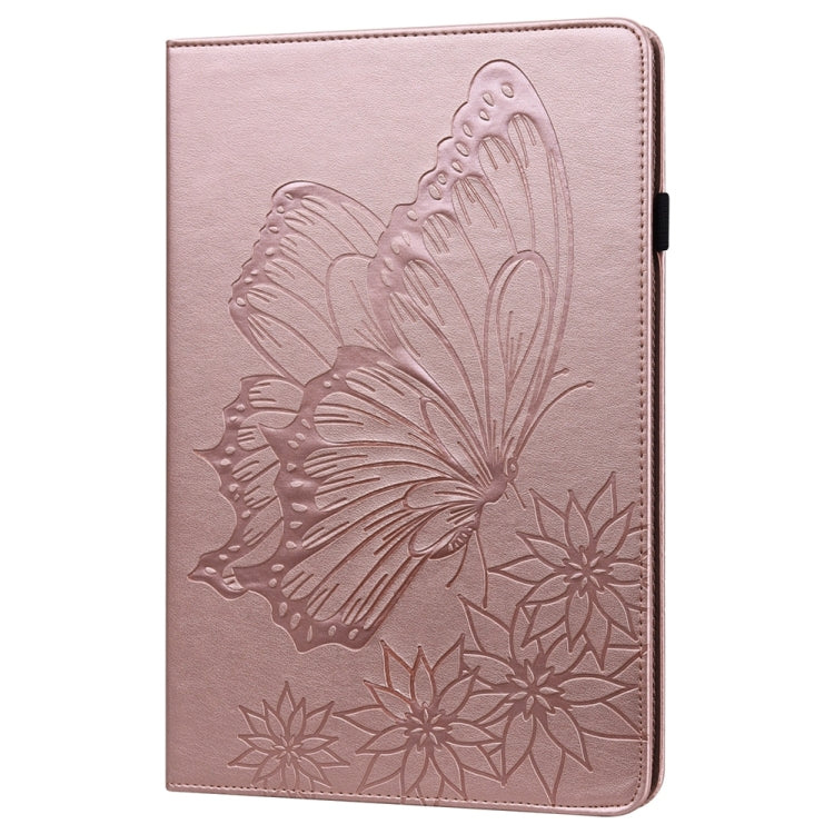 For iPad Pro 11 2025 / 2024 Big Butterfly Embossed Leather Tablet Case