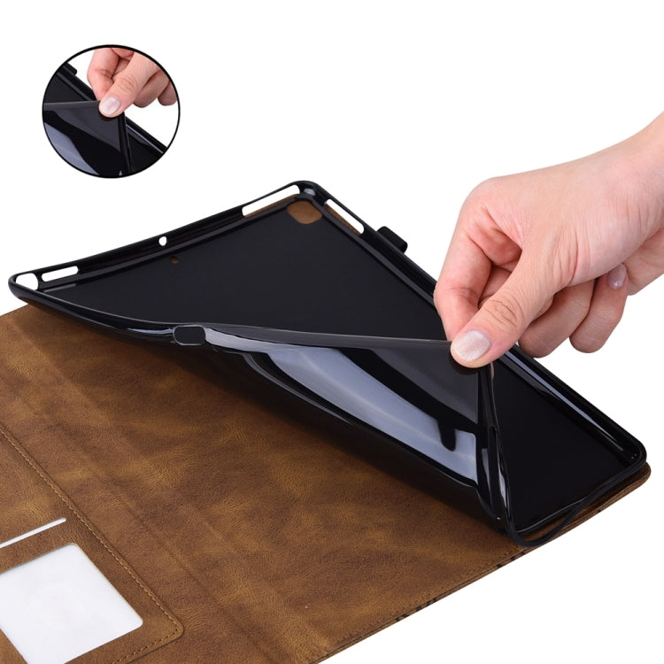 For iPad Pro 11 2025 / 2024 Big Butterfly Embossed Leather Tablet Case