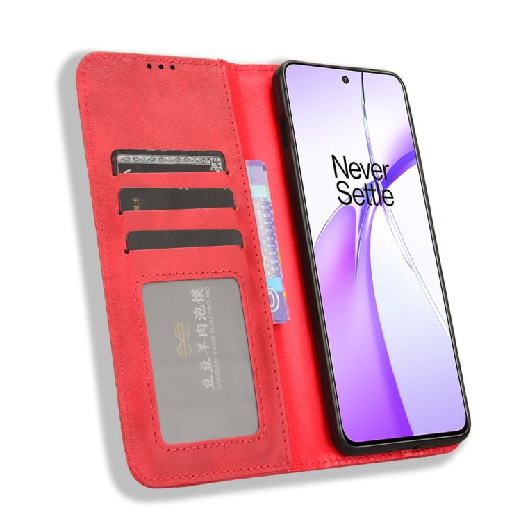 For OnePlus Ace 3V 5G Magnetic Buckle Retro Texture Leather Phone Case