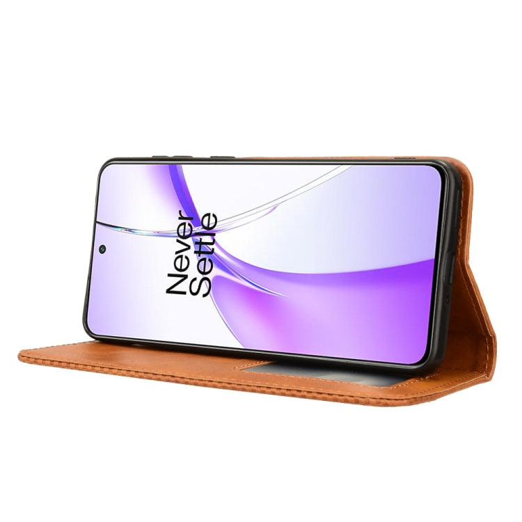 For OnePlus Ace 3V 5G Magnetic Buckle Retro Texture Leather Phone Case
