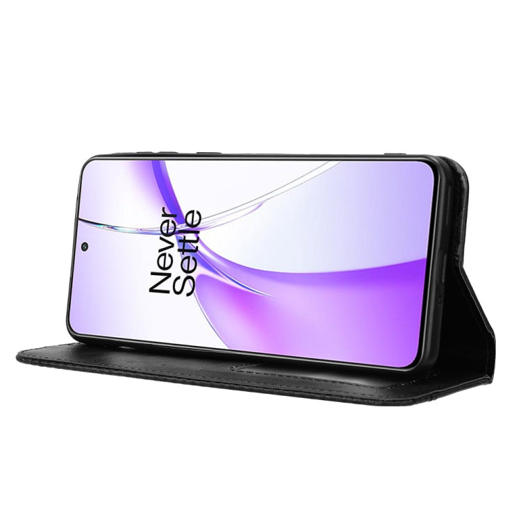 For OnePlus Nord CE4 Magnetic Buckle Retro Texture Leather Phone Case