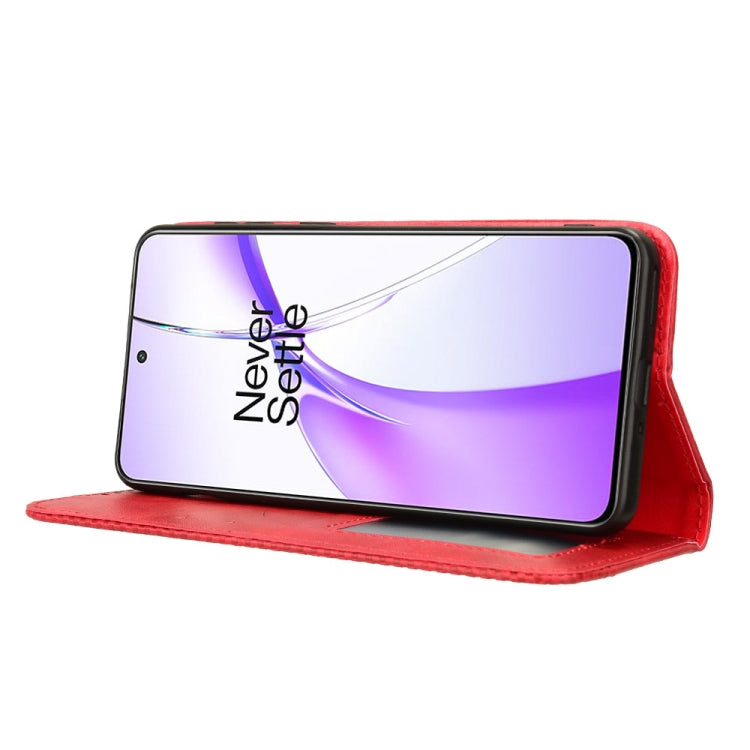 For OnePlus Nord CE4 Magnetic Buckle Retro Texture Leather Phone Case