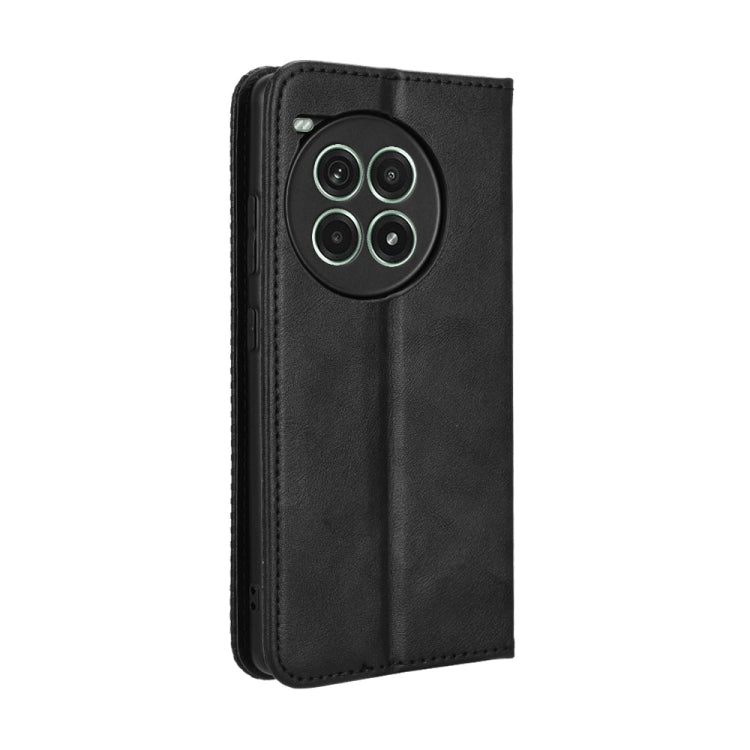 For OnePlus Ace 3 Pro Magnetic Buckle Retro Texture Leather Phone Case