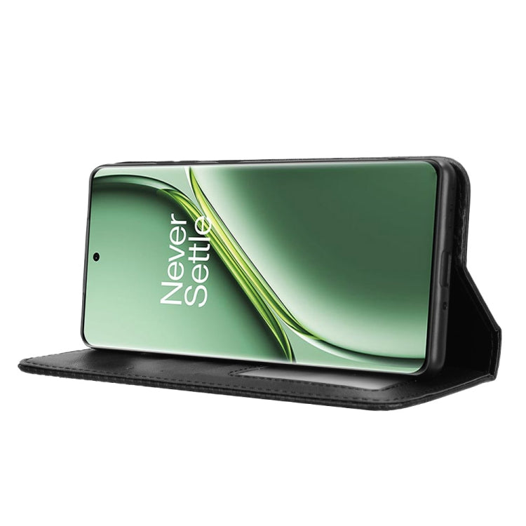 For OnePlus Ace 3 Pro Magnetic Buckle Retro Texture Leather Phone Case