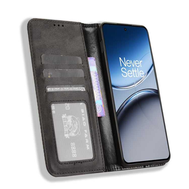 For OnePlus Nord 4 5G Magnetic Buckle Retro Texture Leather Phone Case