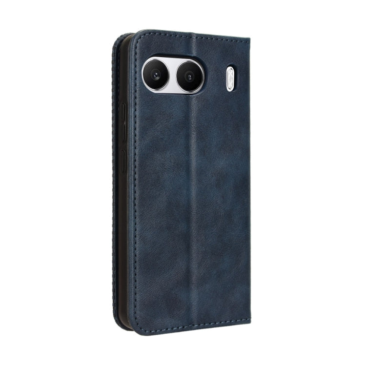 For OnePlus Nord 4 5G Magnetic Buckle Retro Texture Leather Phone Case