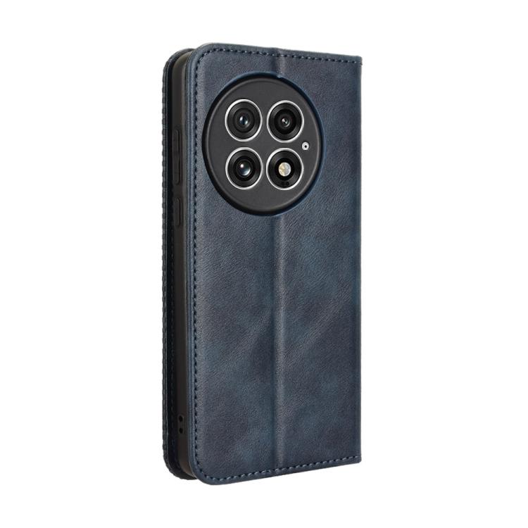For OnePlus 13 5G Magnetic Buckle Retro Texture Leather Phone Case
