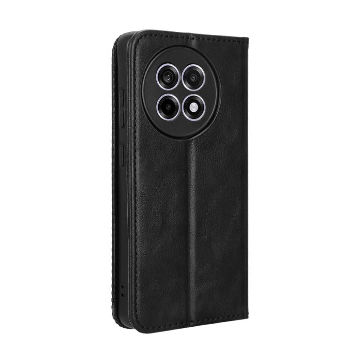 For OnePlus Ace 5 5G / 5 Pro 5G / 13R 5G Magnetic Buckle Retro Texture Leather Phone Case