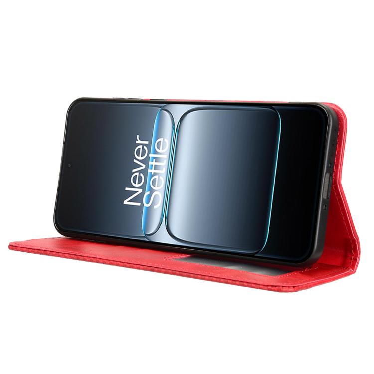 For OnePlus Nord 5 / Ace 5 Ultra 5G Magnetic Buckle Retro Texture Leather Phone Case