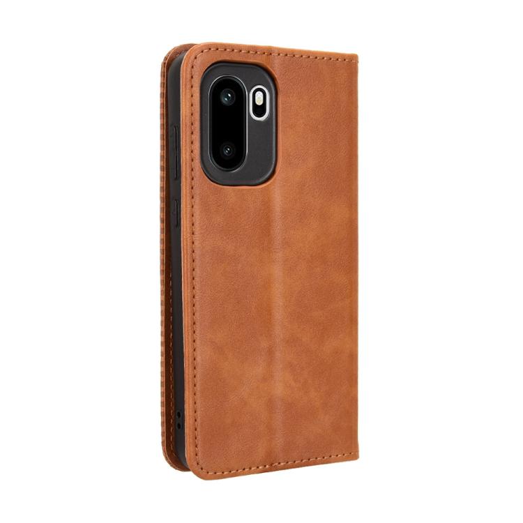 For OnePlus Ace 6 / Ace 6T / 15R Magnetic Buckle Retro Texture Leather Phone Case