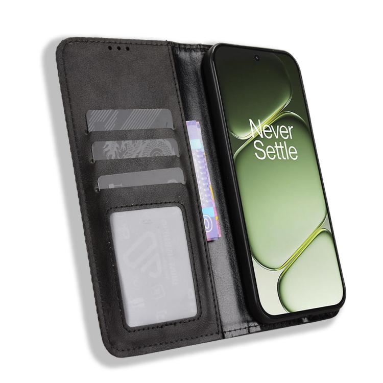 For OnePlus Nord 6 5G / Turbo 6 Magnetic Buckle Retro Texture Leather Phone Case