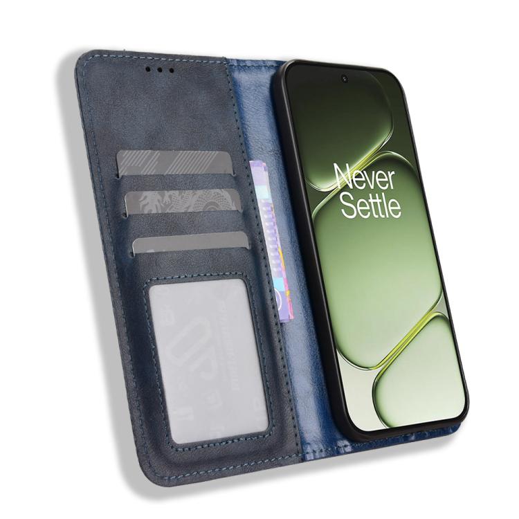 For OnePlus Nord 6 5G / Turbo 6 Magnetic Buckle Retro Texture Leather Phone Case