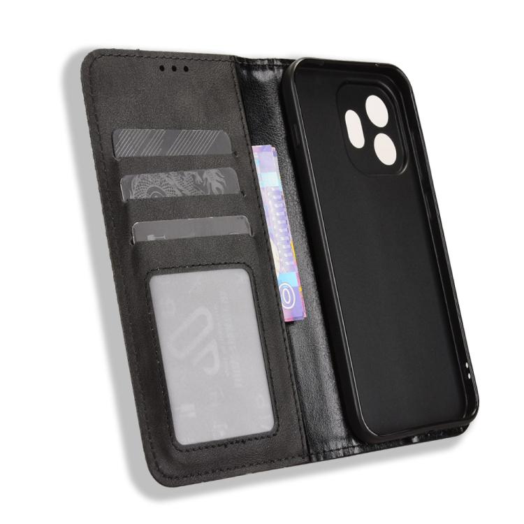 For OnePlus 15T Magnetic Buckle Retro Texture Leather Phone Case