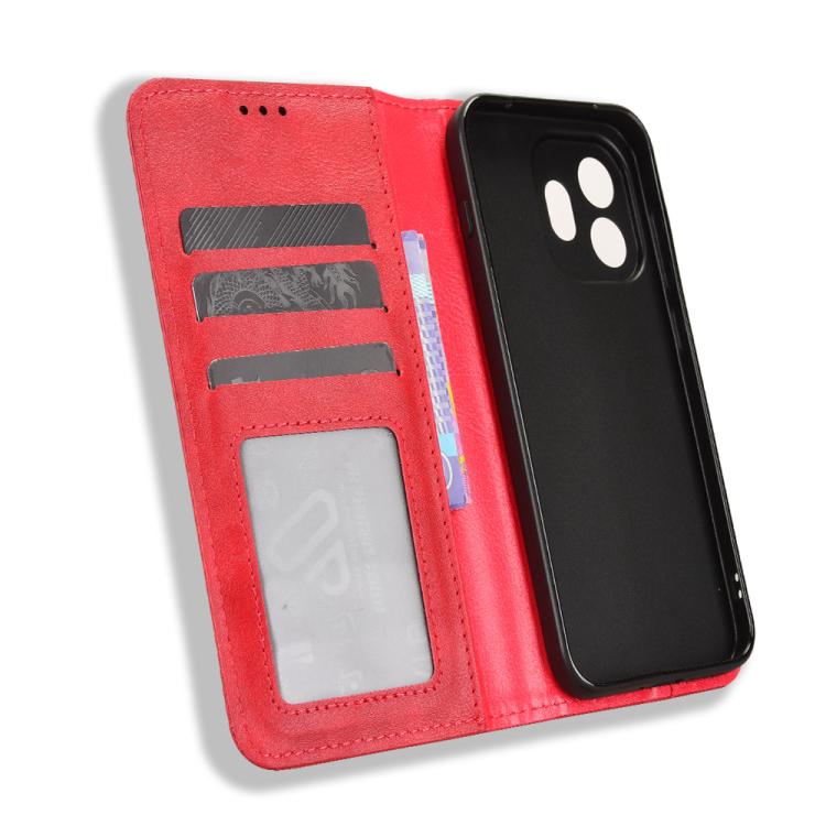 For OnePlus 15T Magnetic Buckle Retro Texture Leather Phone Case